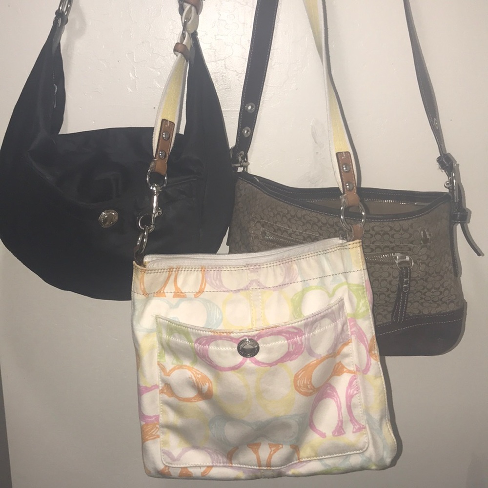 EUC LOT OF 3 COACH BAGS